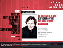 Tablet Screenshot of koelner-kammerorchester.de